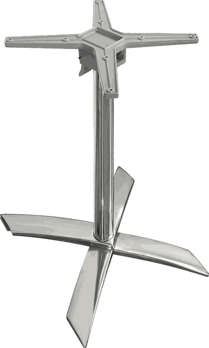 TM-AB-101 aluminum pedestal bases — H 720 mm · base 690 * 690 mm · tube Dia 70