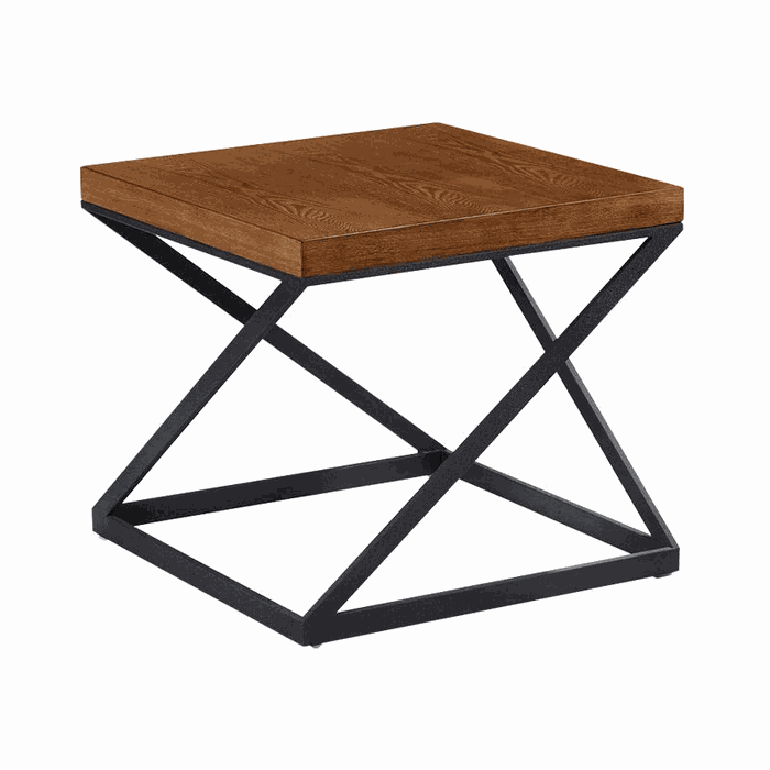 TM-CL-102 coffee & side table legs — 500 * 500 * 450 mm · tube 19 * 19 * 1.2 mm · sand black