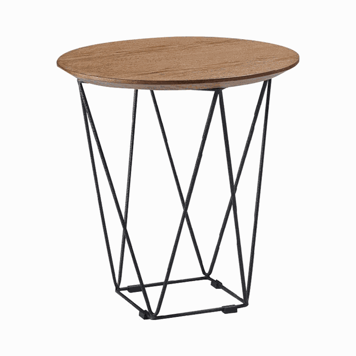 TM-CL-103 coffee & side table legs — ⌀ 500 * 525 mm Solid Rod: 8 mm · sand black