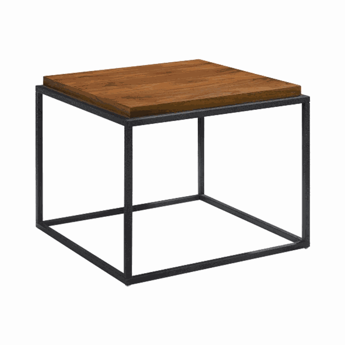 TM-CL-107 coffee & side table legs — 640 * 640 * 500 mm · tube 30 * 20 * 1.2 mm/ / 20 * 20 * 1.2 mm · matte black