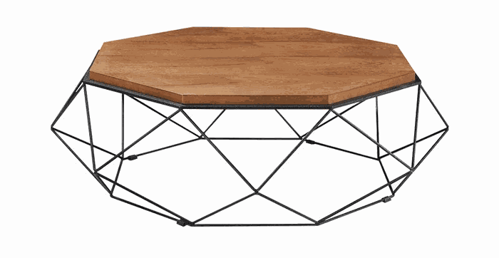 TM-CL-108 coffee & side table legs — ⌀ 1200 * 400 mm Solid rod: 8mm · sand black