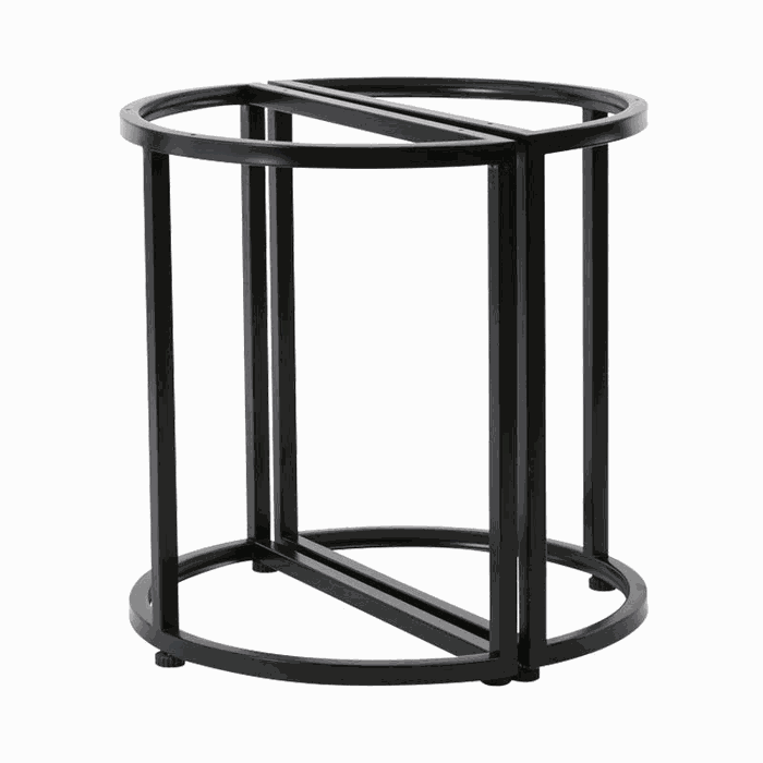 TM-CL-114 coffee & side table legs — ⌀ 250*500 · tube 19*19*1.5mm · matte black