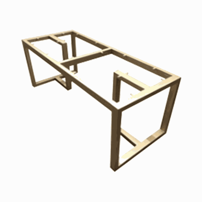 TM-DL-137 dining & desk legs — TrussMetal table leg catalogue