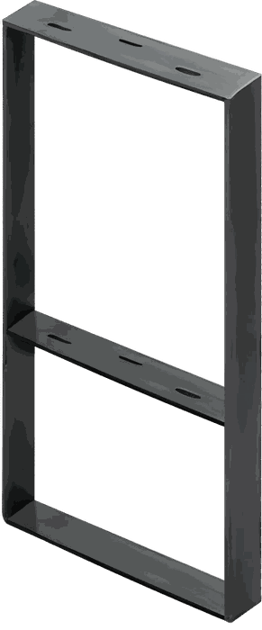 TM-FB-104 flat-bar & custom-order legs — W 300 mm × H 720mm · bar 50 * 6.3 mm