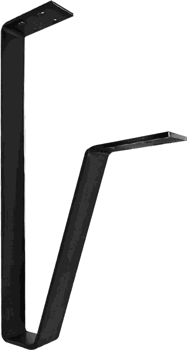 TM-FB-111 flat-bar & custom-order legs — H 450 mm * 240 mm · bar 40 * 6 mm