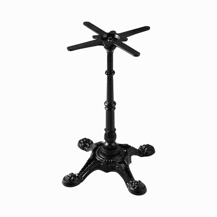 TM-PB-119 steel pedestal bases — H 720 mm · base 530 mm