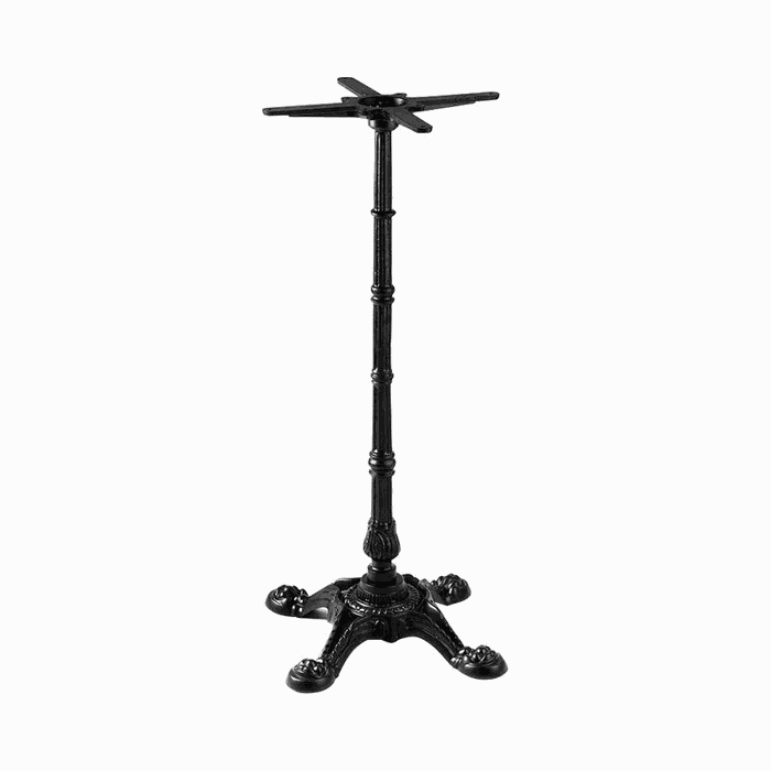 TM-PB-123 steel pedestal bases — H 720 mm · base 580 mm